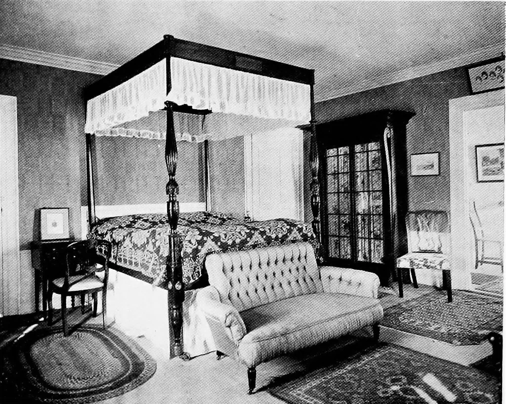 An illustration from Historic homes of New England, 1914, leaf 277