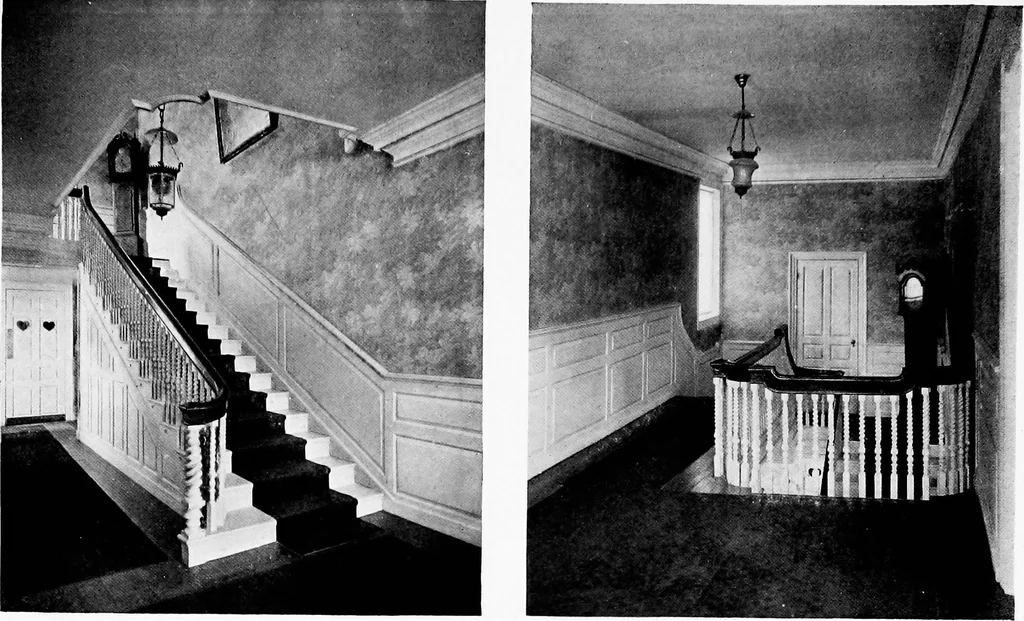 An illustration from Historic homes of New England, 1914, leaf 292