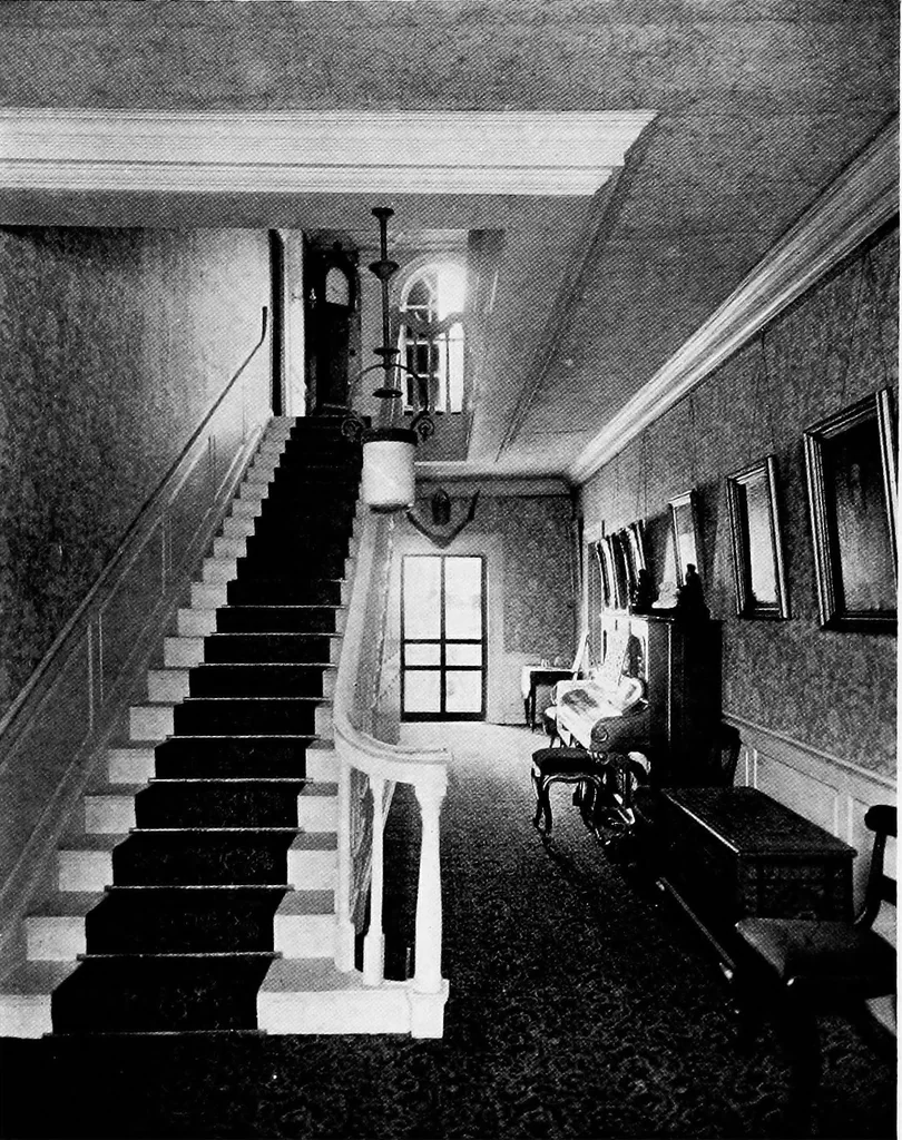 An illustration from Historic homes of New England, 1914, leaf 303