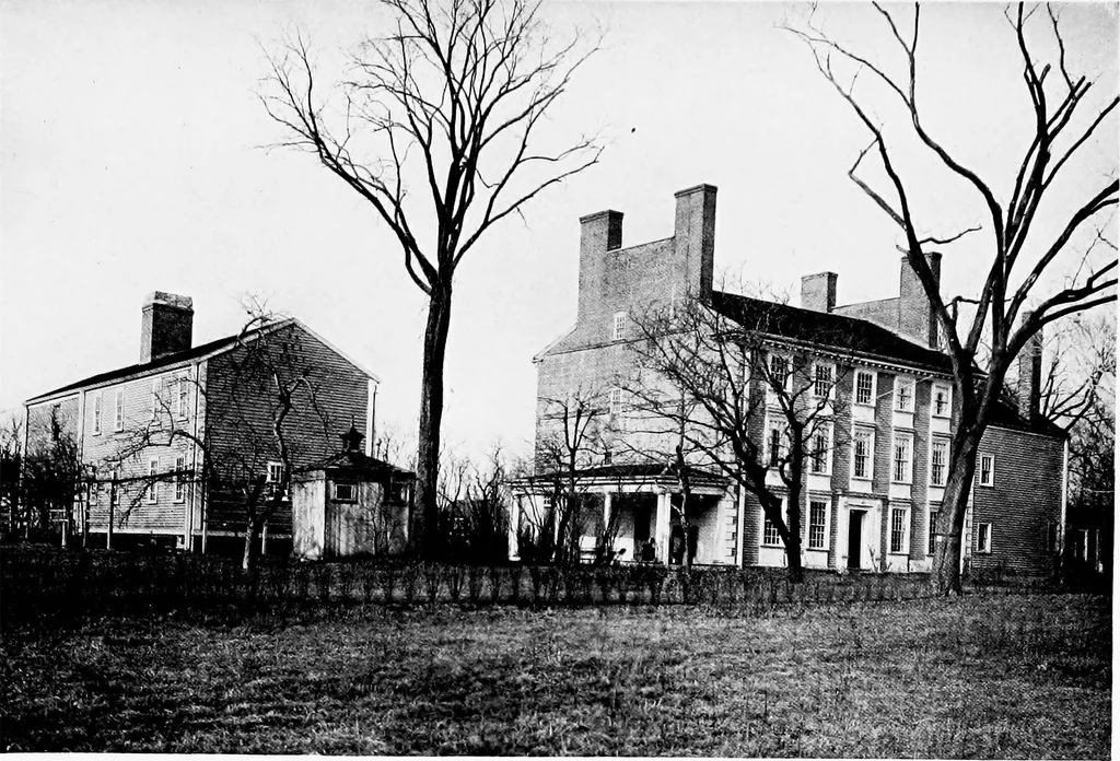 An illustration from Historic homes of New England, 1914, leaf 318