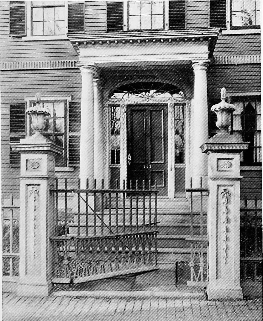 An illustration from Historic homes of New England, 1914, leaf 32
