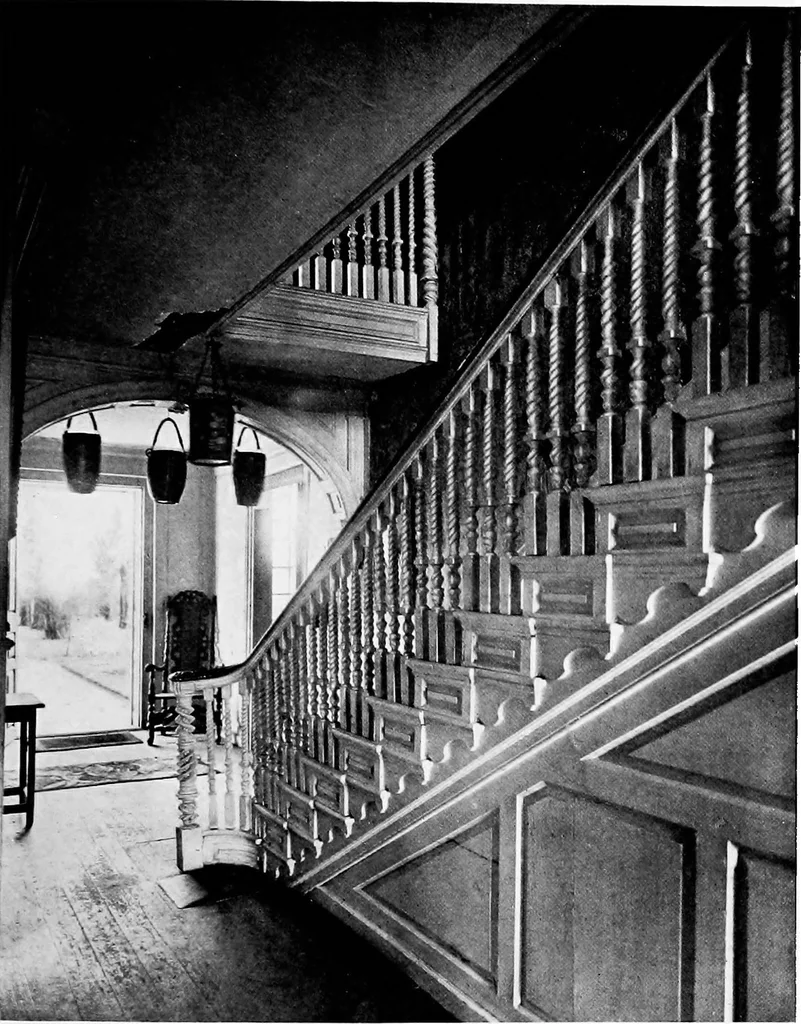 An illustration from Historic homes of New England, 1914, leaf 324