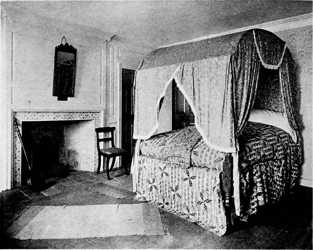 An illustration from Historic homes of New England, 1914, leaf 331