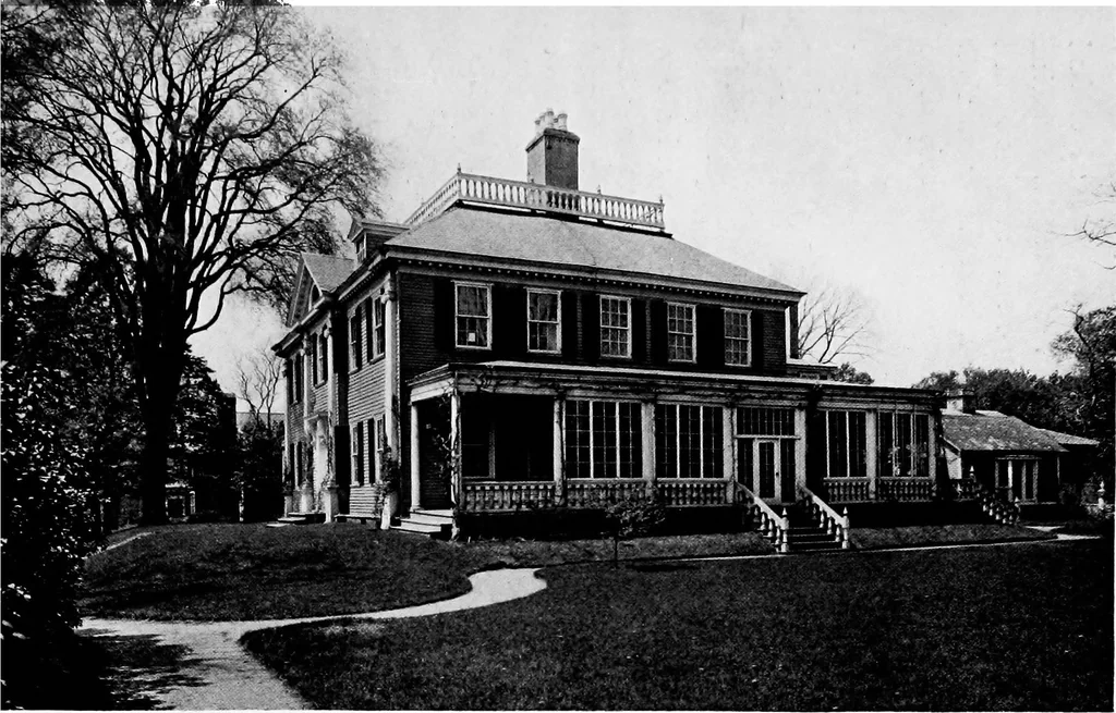 An illustration from Historic homes of New England, 1914, leaf 342