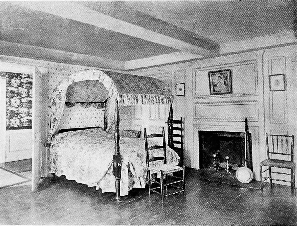 An illustration from Historic homes of New England, 1914, leaf 363