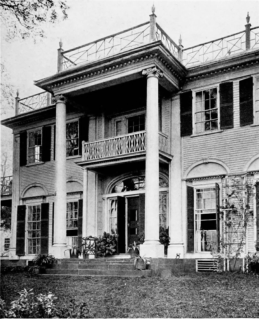 An illustration from Historic homes of New England, 1914, leaf 368