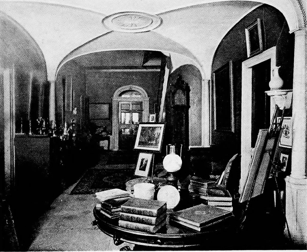An illustration from Historic homes of New England, 1914, leaf 369
