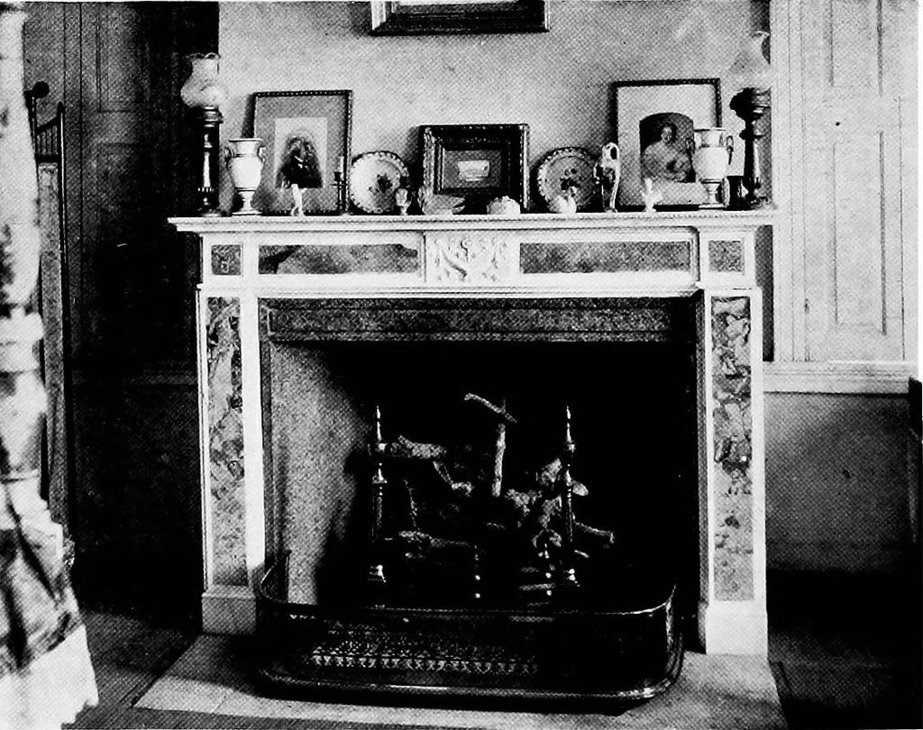 An illustration from Historic homes of New England, 1914, leaf 369