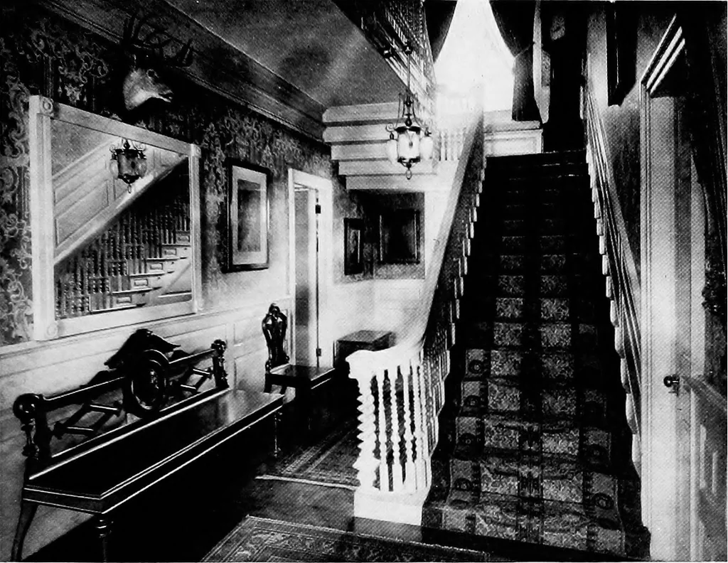 An illustration from Historic homes of New England, 1914, leaf 40