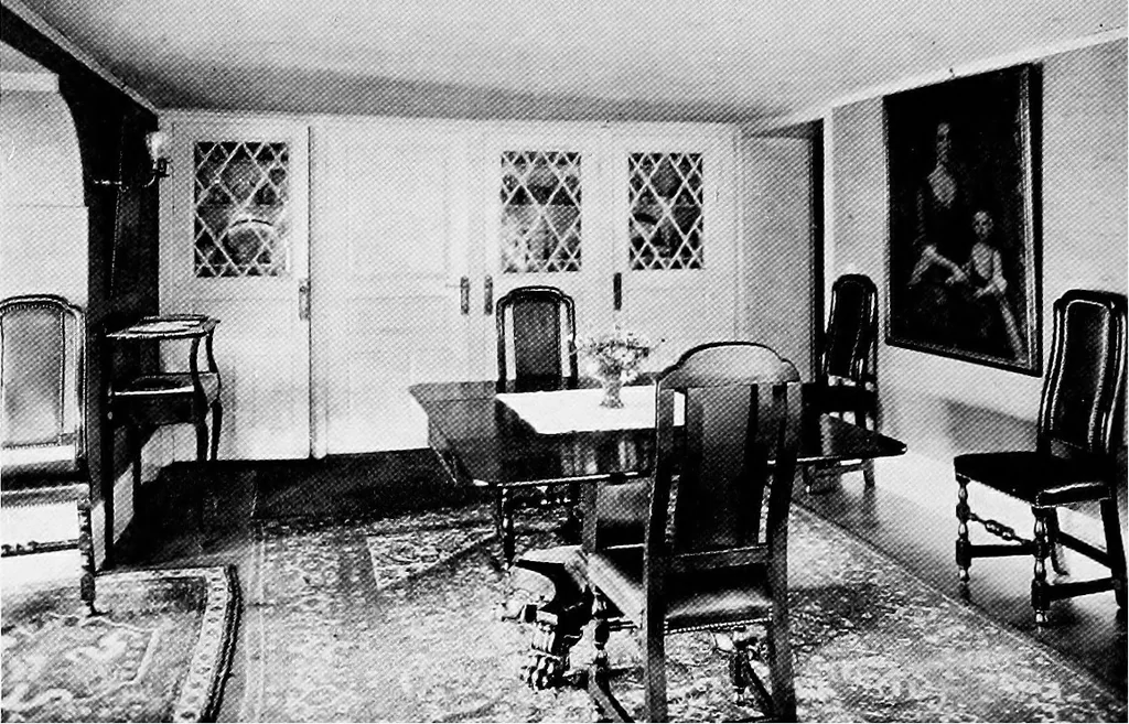 An illustration from Historic homes of New England, 1914, leaf 65