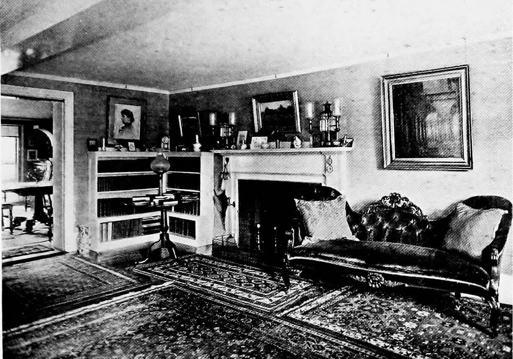 An illustration from Historic homes of New England, 1914, leaf 70