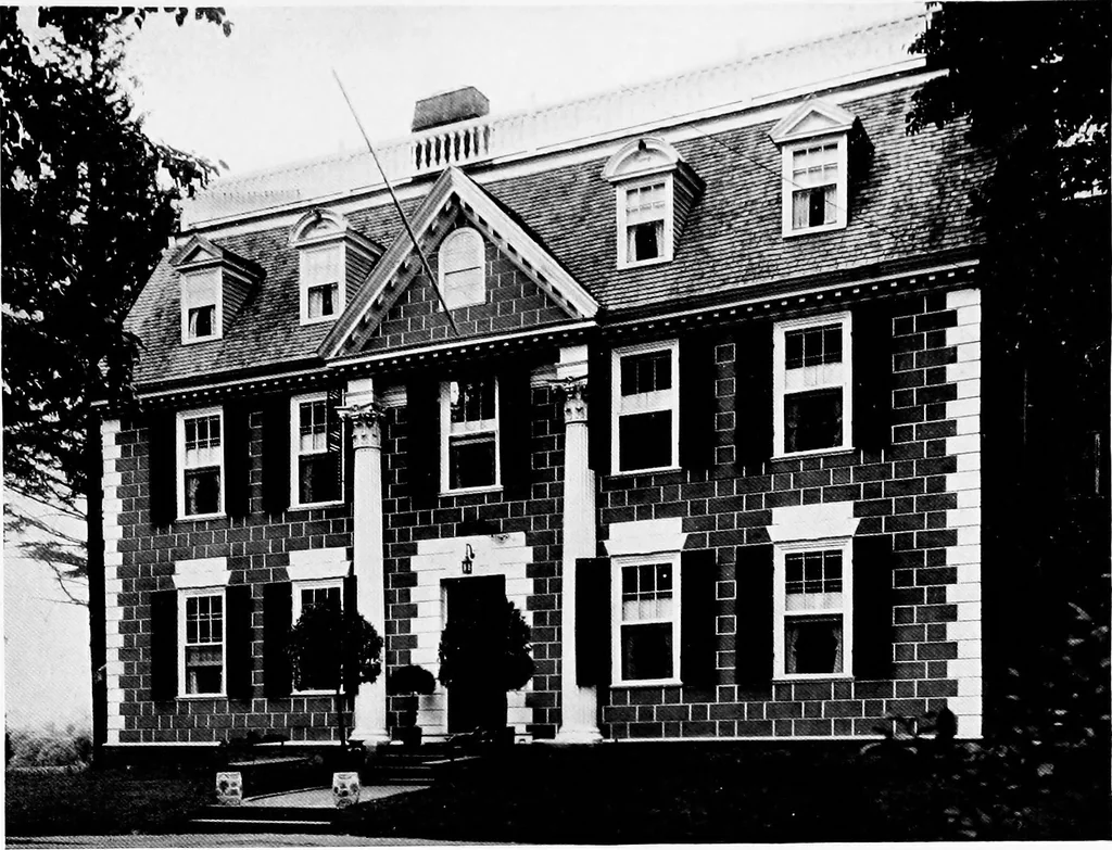 An illustration from Historic homes of New England, 1914, leaf 76