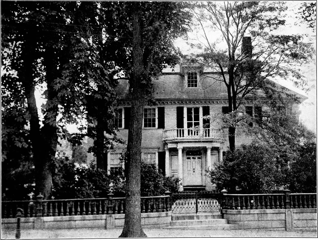 An illustration from Interesting houses of New England, 1915, leaf 154