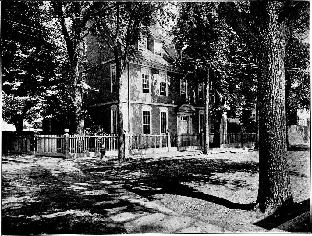 An illustration from Interesting houses of New England, 1915, leaf 156
