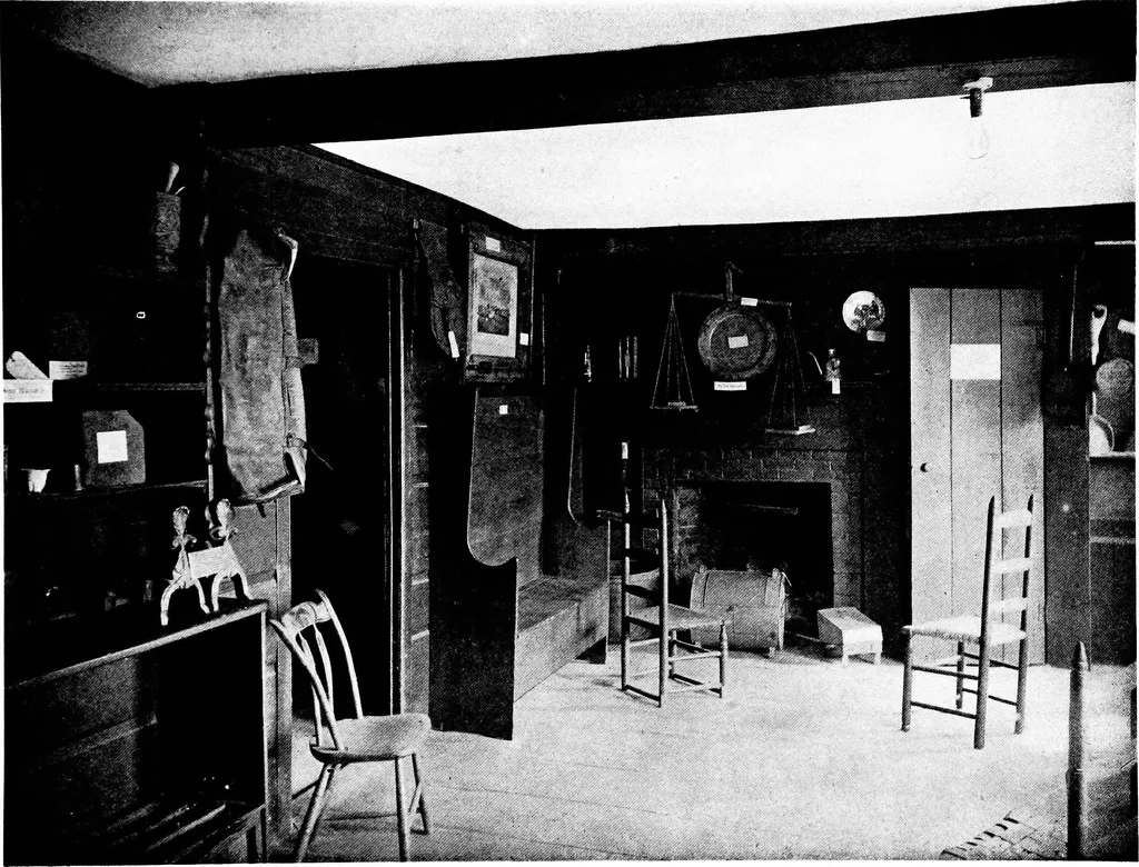 An illustration from Interesting houses of New England, 1915, leaf 36