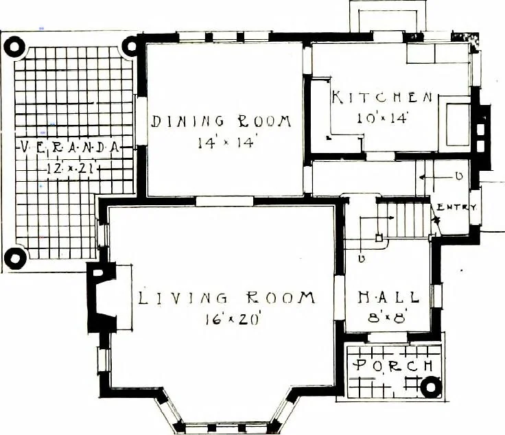 An illustration from The small house for a moderate income, 1915, leaf 113