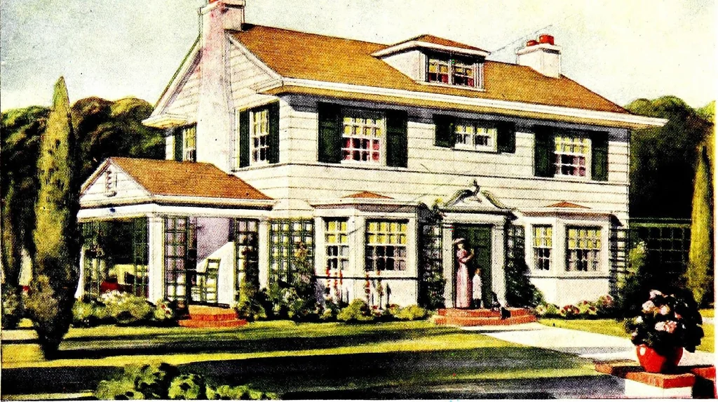 An illustration from The small house for a moderate income, 1915, leaf 23