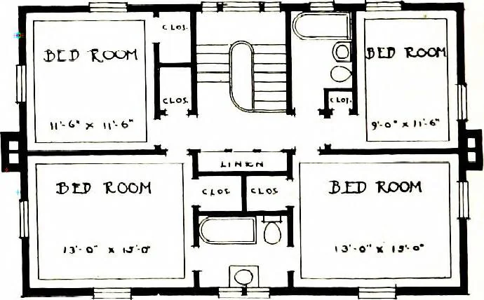 An illustration from The small house for a moderate income, 1915, leaf 23
