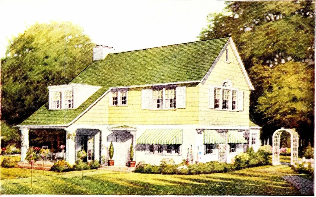 An illustration from The small house for a moderate income, 1915, leaf 35