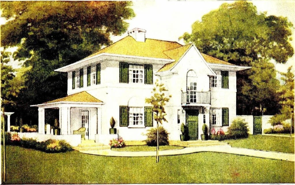 An illustration from The small house for a moderate income, 1915, leaf 95