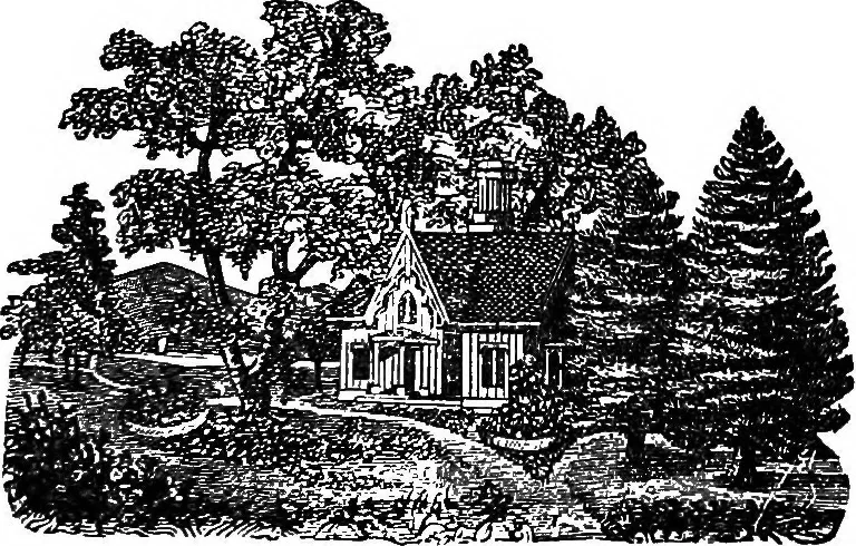 An illustration from Our homes and their adornments; or, How to build, finish, furnish and adorn a home ... the whole being designed to make happy homes for happy people, 1882, leaf 144