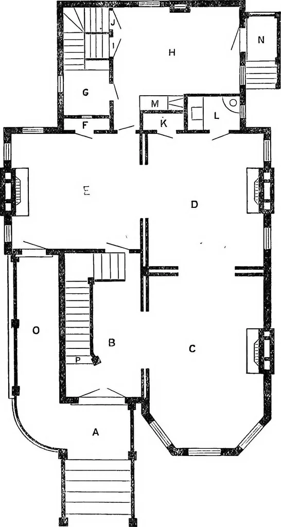 An illustration from Our homes and their adornments; or, How to build, finish, furnish and adorn a home ... the whole being designed to make happy homes for happy people, 1882, leaf 157
