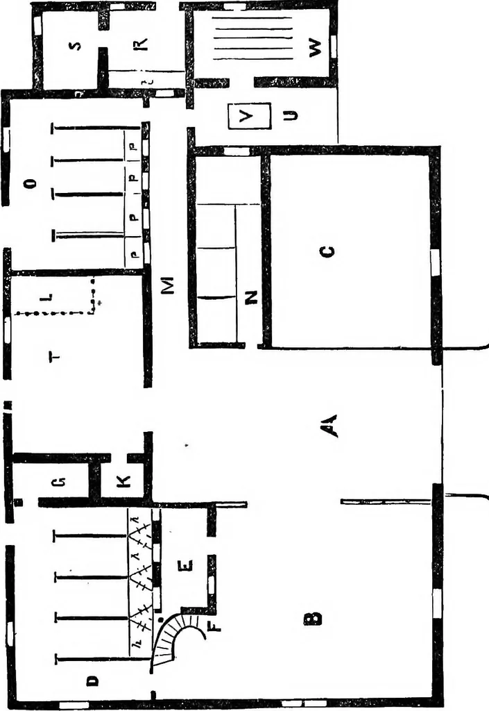 An illustration from Our homes and their adornments; or, How to build, finish, furnish and adorn a home ... the whole being designed to make happy homes for happy people, 1882, leaf 181