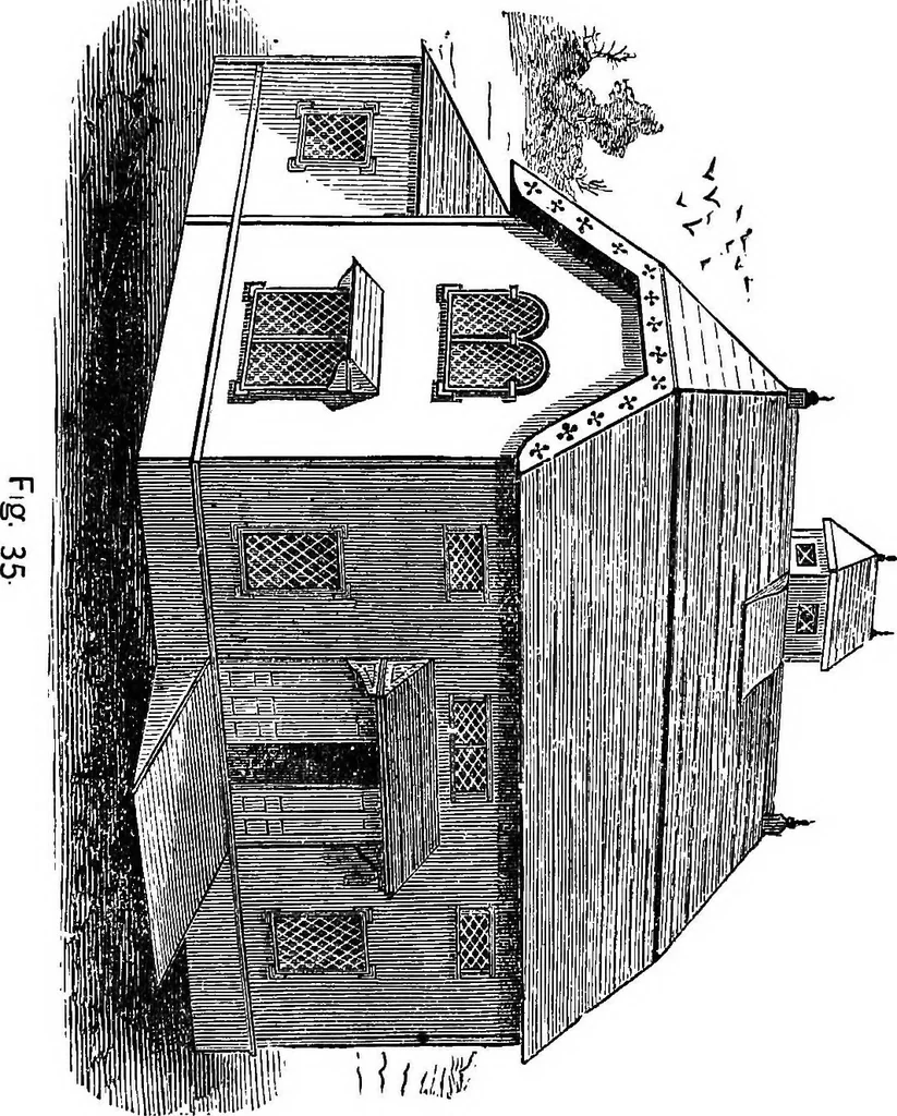 An illustration from Our homes and their adornments; or, How to build, finish, furnish and adorn a home ... the whole being designed to make happy homes for happy people, 1882, leaf 182