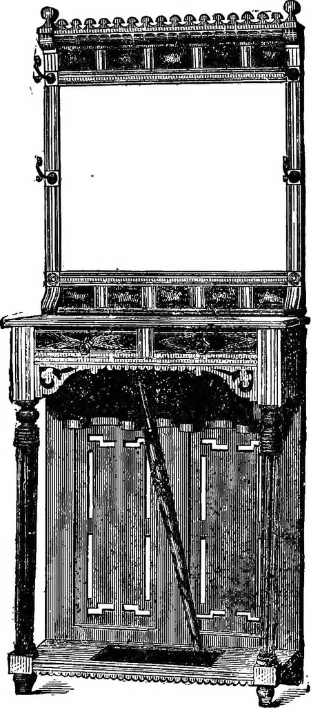 An illustration from Our homes and their adornments; or, How to build, finish, furnish and adorn a home ... the whole being designed to make happy homes for happy people, 1882, leaf 318