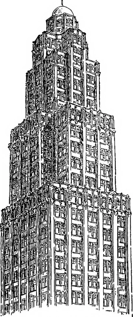 An illustration from The meaning of architecture; an essay in constructive criticism, 1918, leaf 236