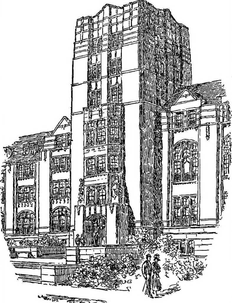 An illustration from The meaning of architecture; an essay in constructive criticism, 1918, leaf 240