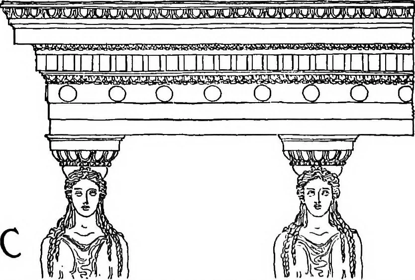 An illustration from The meaning of architecture; an essay in constructive criticism, 1918, leaf 77