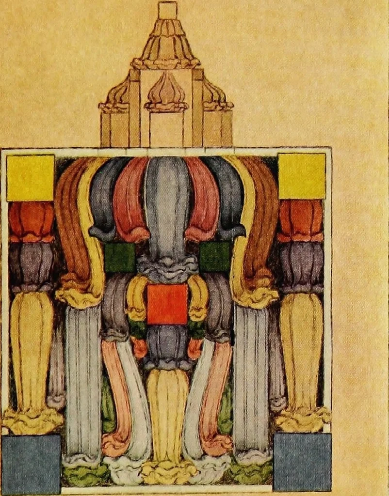 An illustration from The meaning of architecture; an essay in constructive criticism, 1918, leaf 9