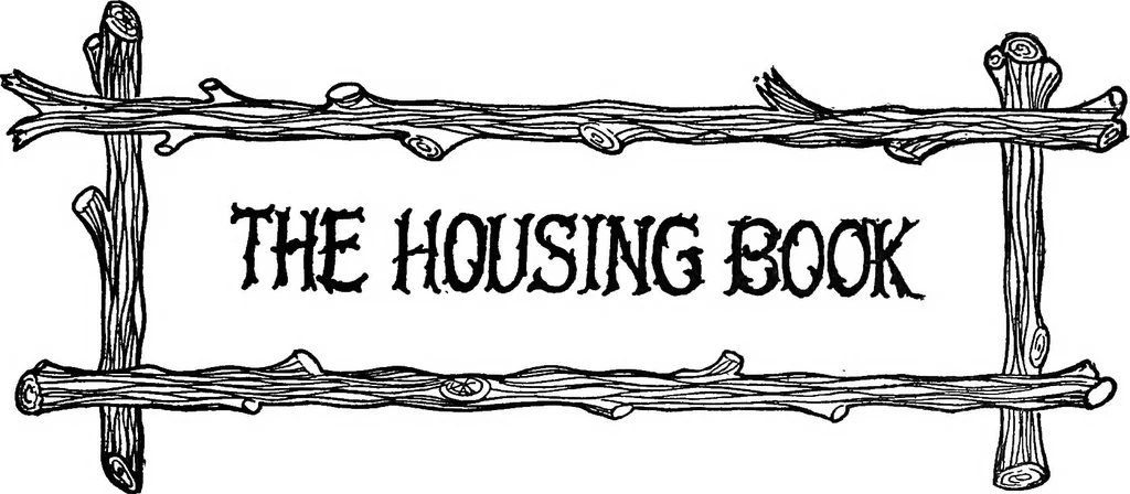 An illustration from The housing book; containing photographic reproductions, with floor plans of workingmen's homes. One and two family houses of frame, brick, stucco and concrete construction; also four, six and nine family apartments. Showing single houses, groups and developments that have been built in various parts of the United States, 1919, leaf 4