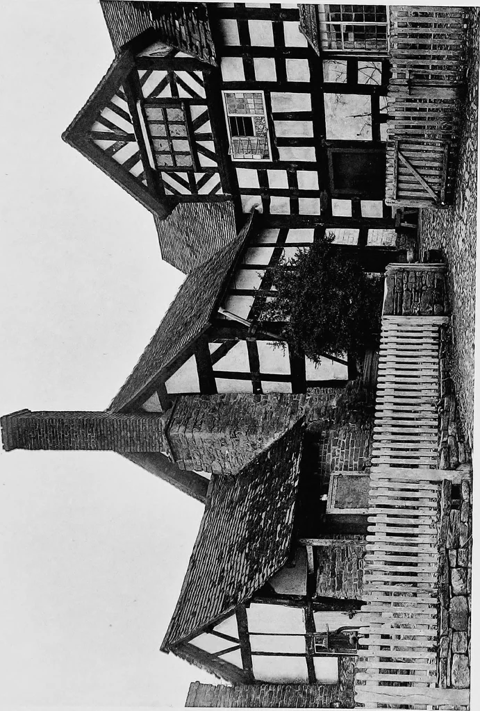 An illustration from Old cottages, farm houses, and other half-timber buildings in Shropshire, Herefordshire, and Cheshire, 1904, leaf 122