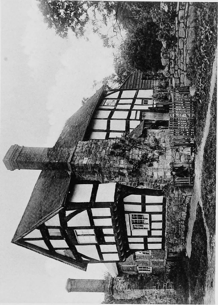 An illustration from Old cottages, farm houses, and other half-timber buildings in Shropshire, Herefordshire, and Cheshire, 1904, leaf 124