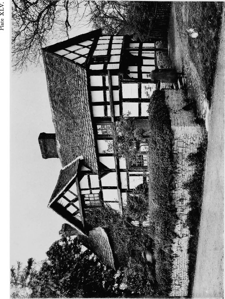 An illustration from Old cottages, farm houses, and other half-timber buildings in Shropshire, Herefordshire, and Cheshire, 1904, leaf 144