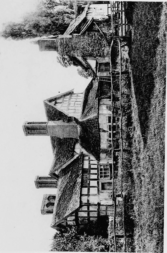 An illustration from Old cottages, farm houses, and other half-timber buildings in Shropshire, Herefordshire, and Cheshire, 1904, leaf 148