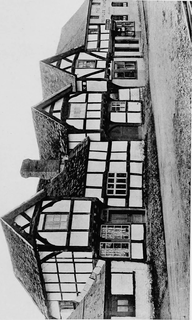 An illustration from Old cottages, farm houses, and other half-timber buildings in Shropshire, Herefordshire, and Cheshire, 1904, leaf 176