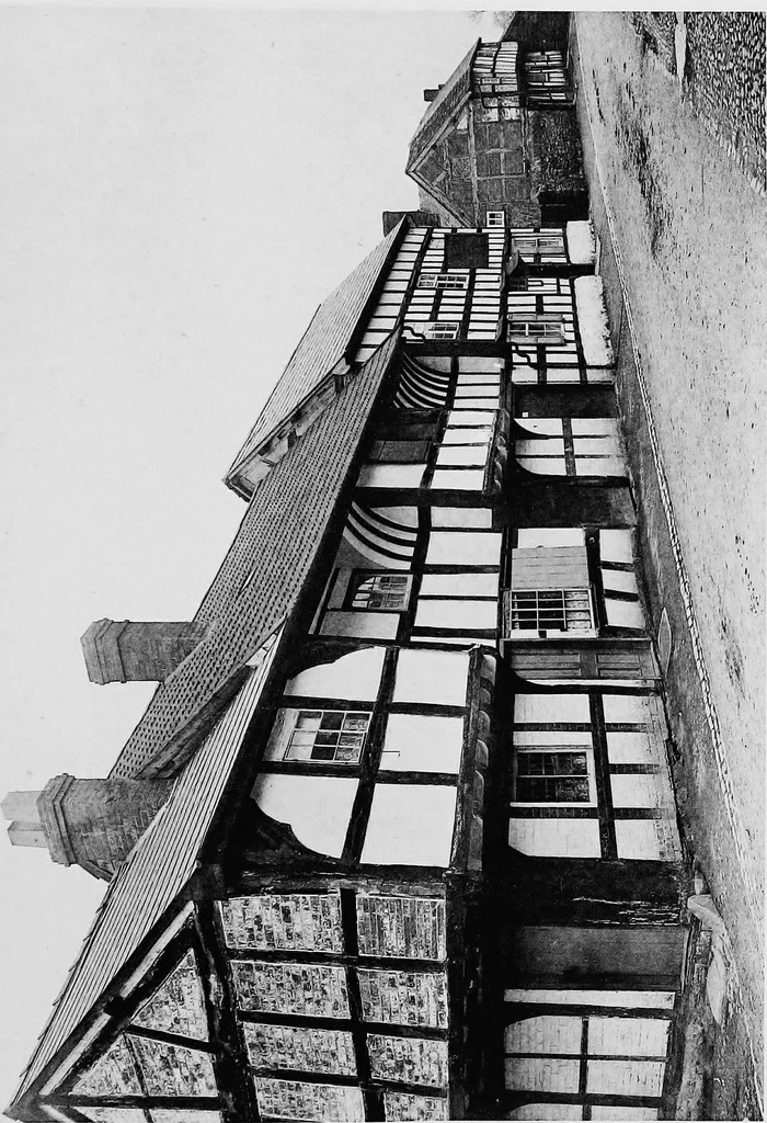 An illustration from Old cottages, farm houses, and other half-timber buildings in Shropshire, Herefordshire, and Cheshire, 1904, leaf 180