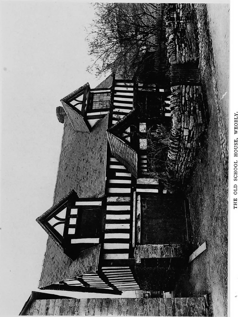 An illustration from Old cottages, farm houses, and other half-timber buildings in Shropshire, Herefordshire, and Cheshire, 1904, leaf 182
