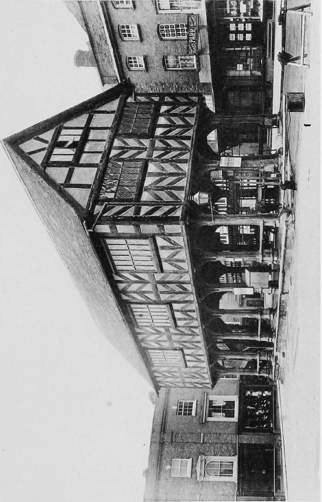 An illustration from Old cottages, farm houses, and other half-timber buildings in Shropshire, Herefordshire, and Cheshire, 1904, leaf 198