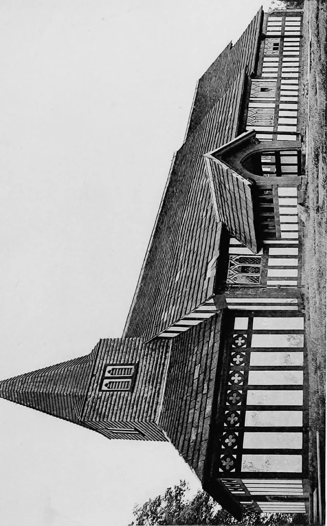 An illustration from Old cottages, farm houses, and other half-timber buildings in Shropshire, Herefordshire, and Cheshire, 1904, leaf 226
