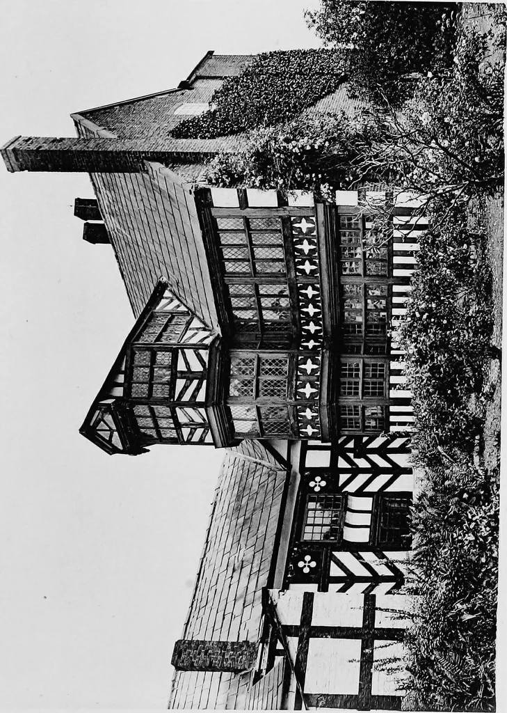 An illustration from Old cottages, farm houses, and other half-timber buildings in Shropshire, Herefordshire, and Cheshire, 1904, leaf 230