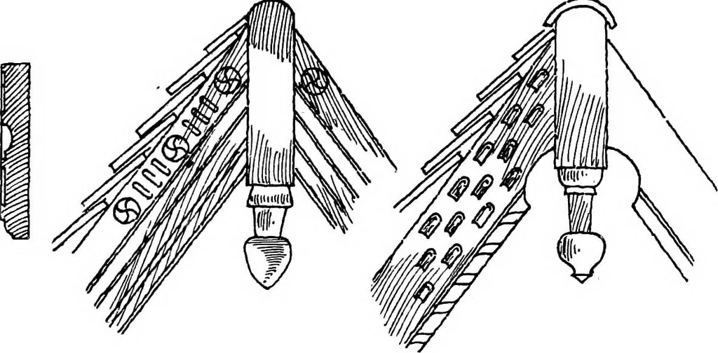 An illustration from Old cottages, farm houses, and other half-timber buildings in Shropshire, Herefordshire, and Cheshire, 1904, leaf 40