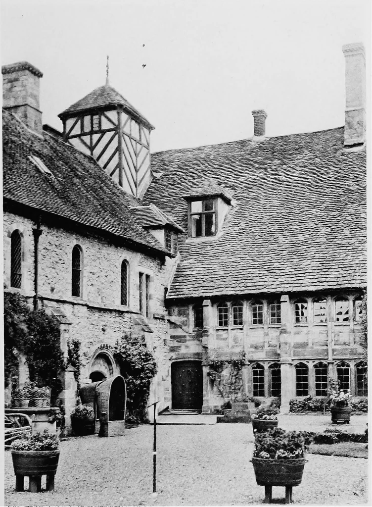 An illustration from Old cottages, farm houses, and other half-timber buildings in Shropshire, Herefordshire, and Cheshire, 1904, leaf 74