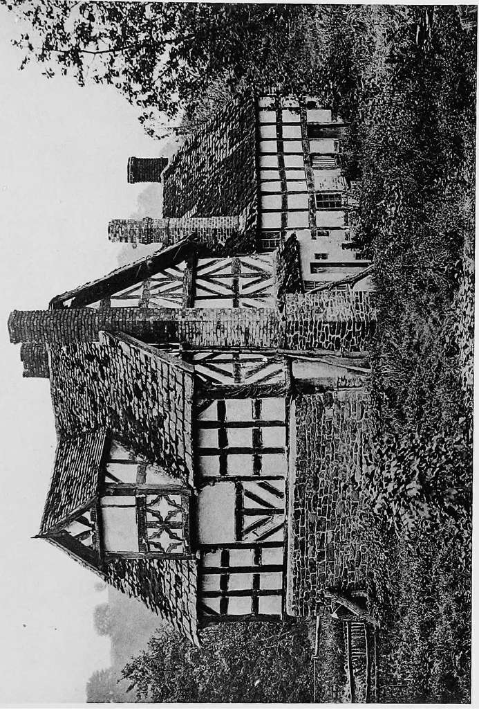 An illustration from Old cottages, farm houses, and other half-timber buildings in Shropshire, Herefordshire, and Cheshire, 1904, leaf 90