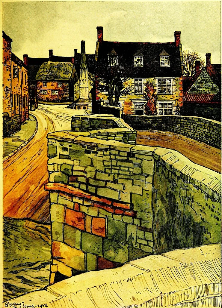 An illustration from The village homes of England;, 1912, leaf 108