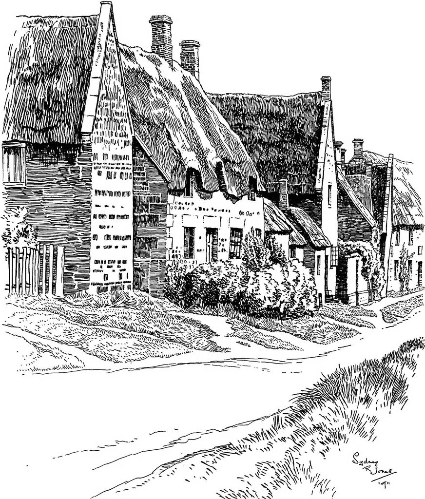 An illustration from The village homes of England;, 1912, leaf 110