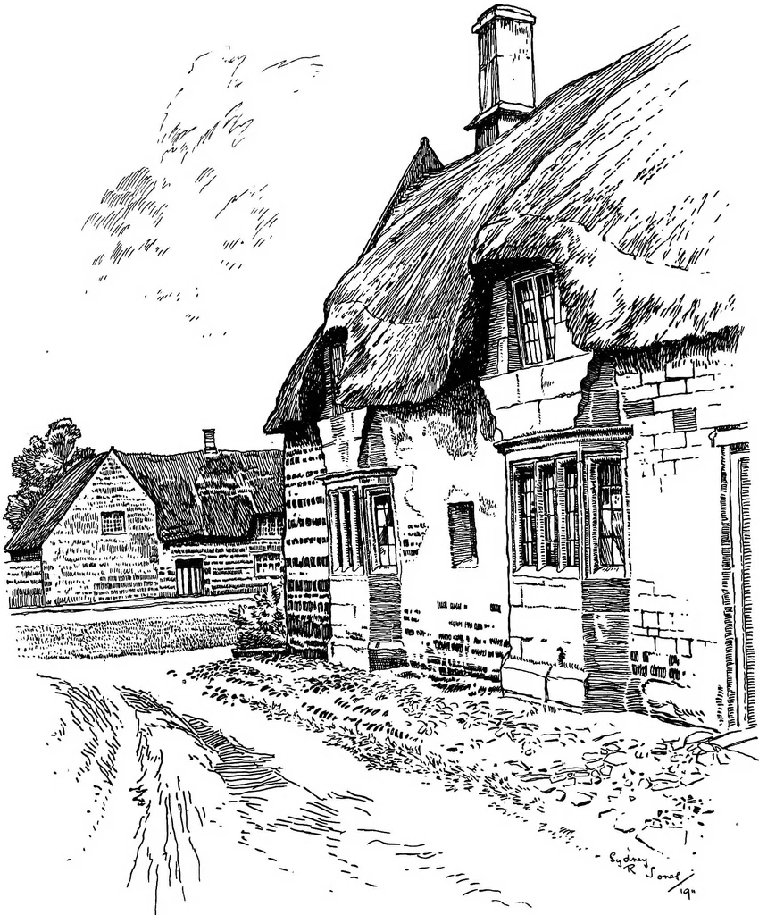 An illustration from The village homes of England;, 1912, leaf 111